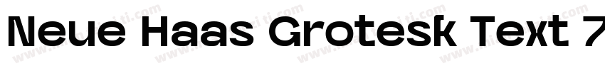 Neue Haas Grotesk Text 75 Bold字体转换